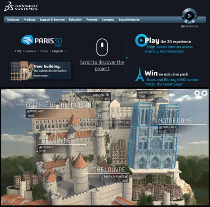 【數位典藏】3D 巴黎計畫 (Paris 3D Project)